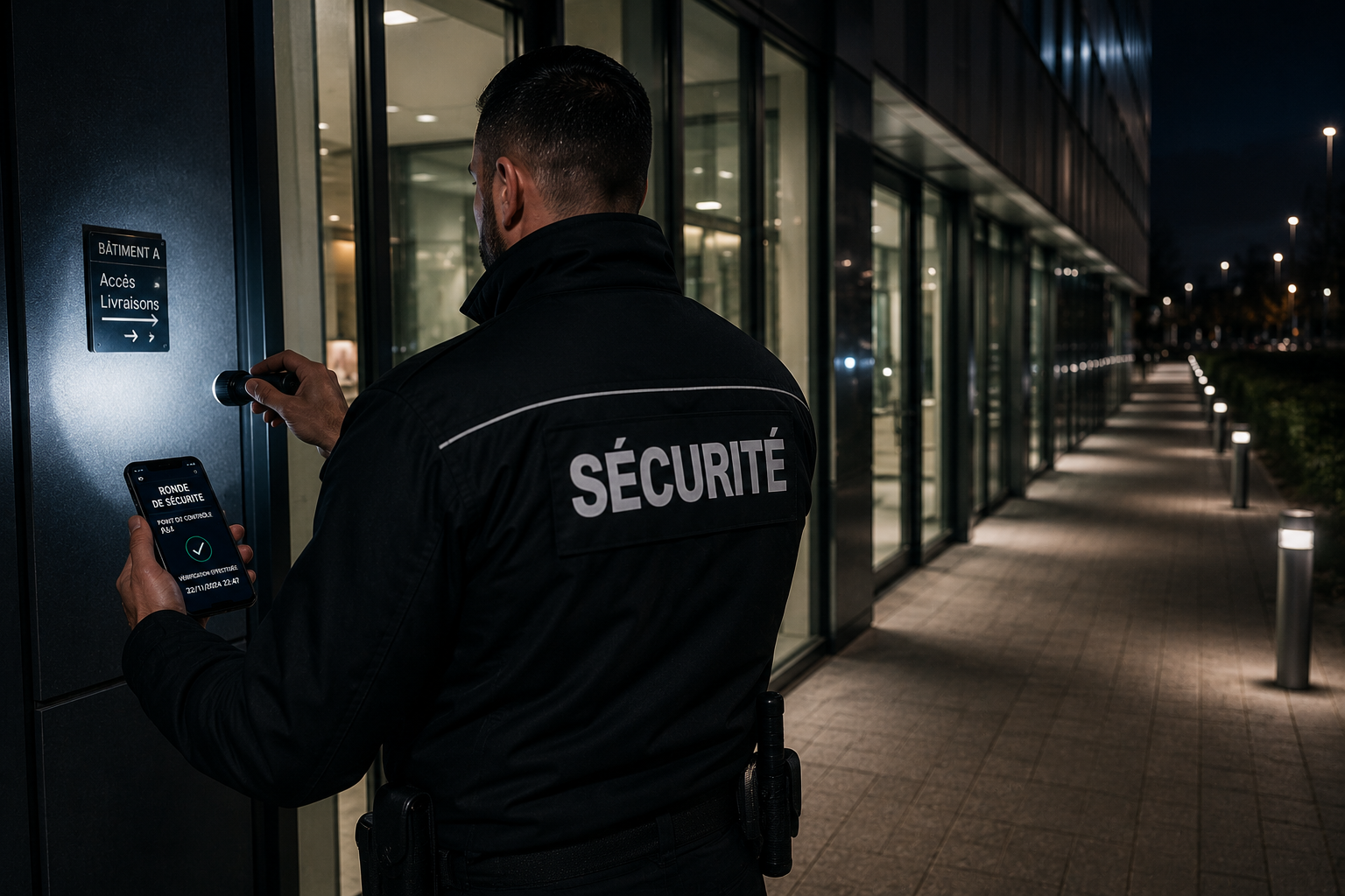 Agent en ronde et levée de doute
